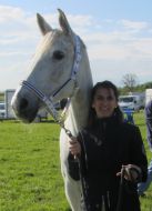 Annick et Odessa en 2013, sur l‘endurance de Givardon (France)