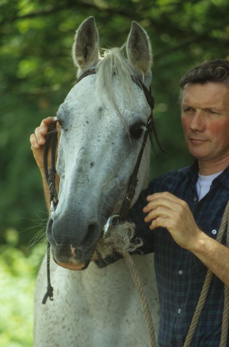 Naquib chez Yvon Ollivier, en 1995.